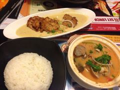 白咖喱猪扒饭-沙嗲王(加拿芬店)