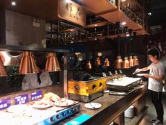 自助取餐区-韩京炭火烤肉自助料理(柯桥万达店)