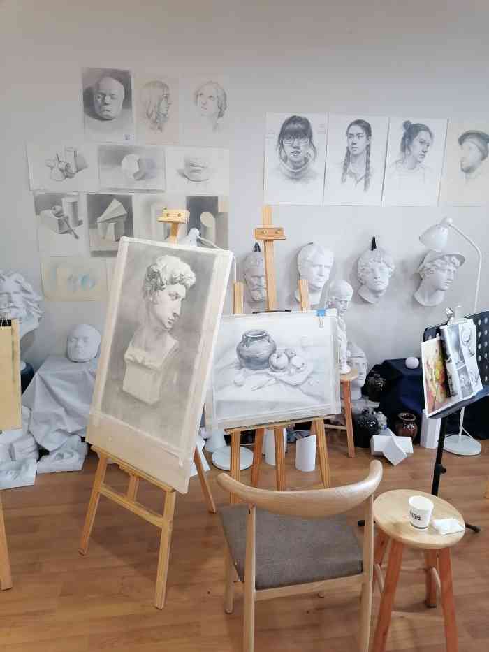 沐画社·学院派美术绘画-"上星期去的,在浦城路上,学府教育中心5楼.