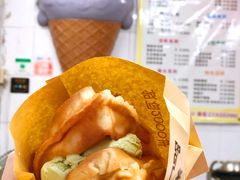 班戟薄饼夹雪糕单球-成裕雪糕店(士多店)