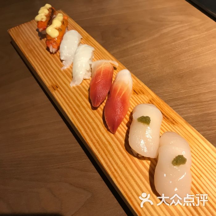 明堂料理左口裙边寿司图片-北京日本料理-大众点评网
