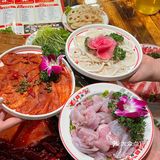 菜品新鲜好吃，鸭肠爽脆，牛肉嫩滑，脆鲷嫩滑鱼片！