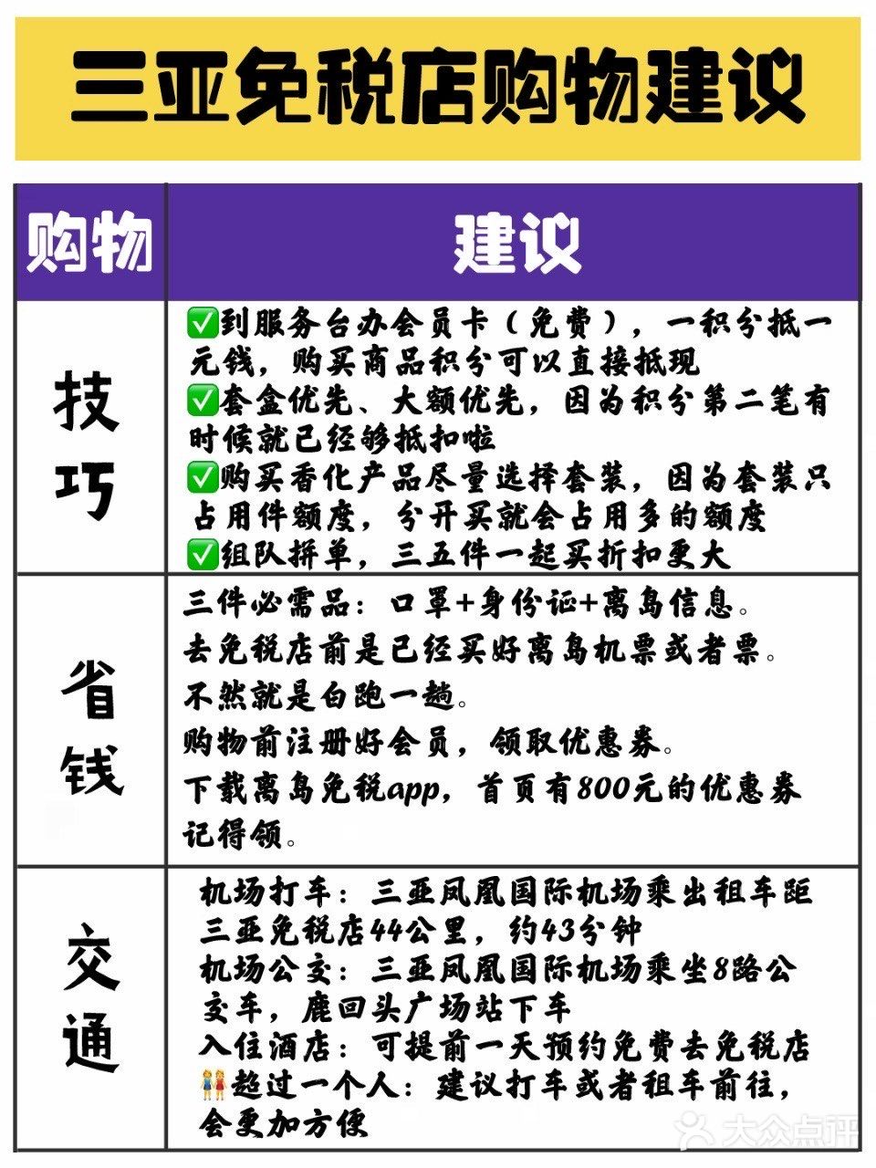 三亚旅游｜超实用精华攻略懒人自取
