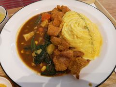 炸鸡块咖喱蛋包饭套餐-池奈·日式咖喱蛋包饭(赛高店)
