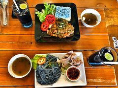 -蝶豆花蓝面条