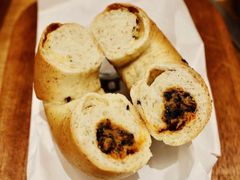 全麦辣味肉松贝果-檗谷·面包·咖啡·轻食(华贸天地店)