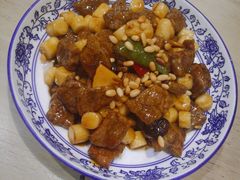 松子牛肉炒年糕-兔爸私家小厨(新北万达店)