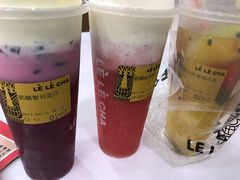 智利蓝莓，红草莓，混合水果四季春-LELECHA乐乐茶(上海五角场万达广场店)