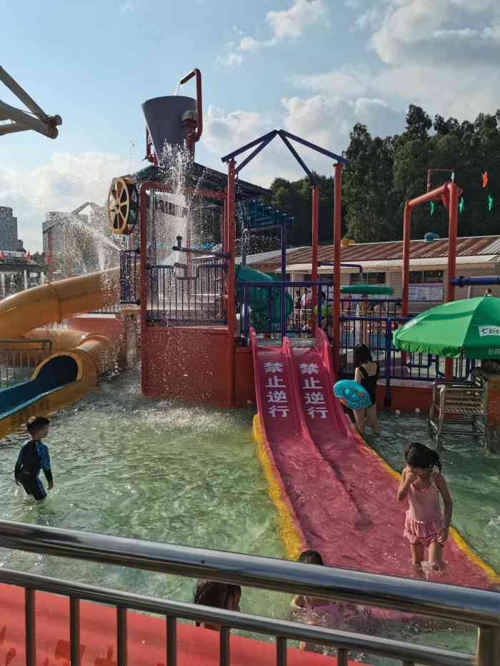 长沙乐民水上乐园-"之前抢优惠券去过,小朋友超喜欢玩,这次邀.