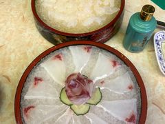海鲩刺身-鹤睦鱼生·啫啫煲·海鲜(保利百合店)