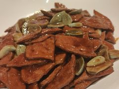 腊八蒜炒猪肝-百富源·海鲜辽菜(和平北大街店)