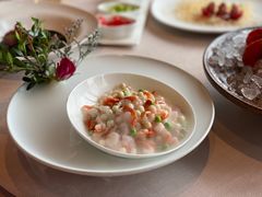 鸡头米炒手剥河虾仁-三利音·东方司宴(外滩店)