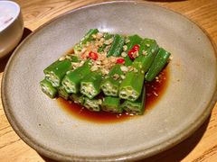 浇汁秋葵-潮粥荟·潮汕砂锅粥(朝阳大悦城店)