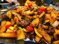 香辣排骨虾-楚媚娘炭火蛙锅(宽厚里店)