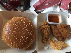 香辣鸡腿堡-肯德基(安定门店)