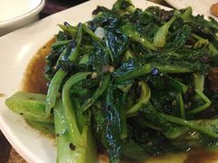 豆豉鲮鱼炒油麦菜-吉源大排档·鱼生·海鲜(烧烤彩印厂店)