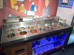 自助调料区-马路牙子地桌烤肉(工体店)