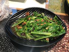 豆豉鲮鱼油麦菜-潮十三潮汕砂锅粥(高新四路大都荟店)