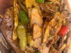 肝腰合炒-柏合黄记豆腐皮饭店