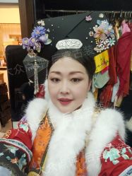 -后宫·古装汉服京剧儿童亲子全家福摄影