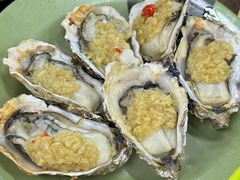 炭烧蒜蓉生蚝-贞姨美食·老字号海鲜大排档