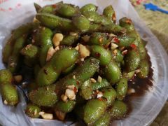 凉拌毛豆-十里铺铁板鱿鱼