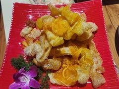 甜品香芒乳扇-月亮眼花园餐厅书吧酒吧