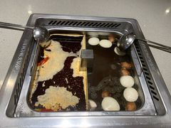菌汤麻辣拼锅锅底-海底捞火锅(凯德广场店)