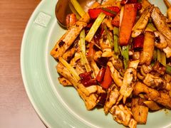 蛏子炒莲藕-唐廊烤鸭店(工体店)