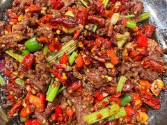 小炒牛肉-饶品富牛魔王辣味烧菜馆(船山路总店)