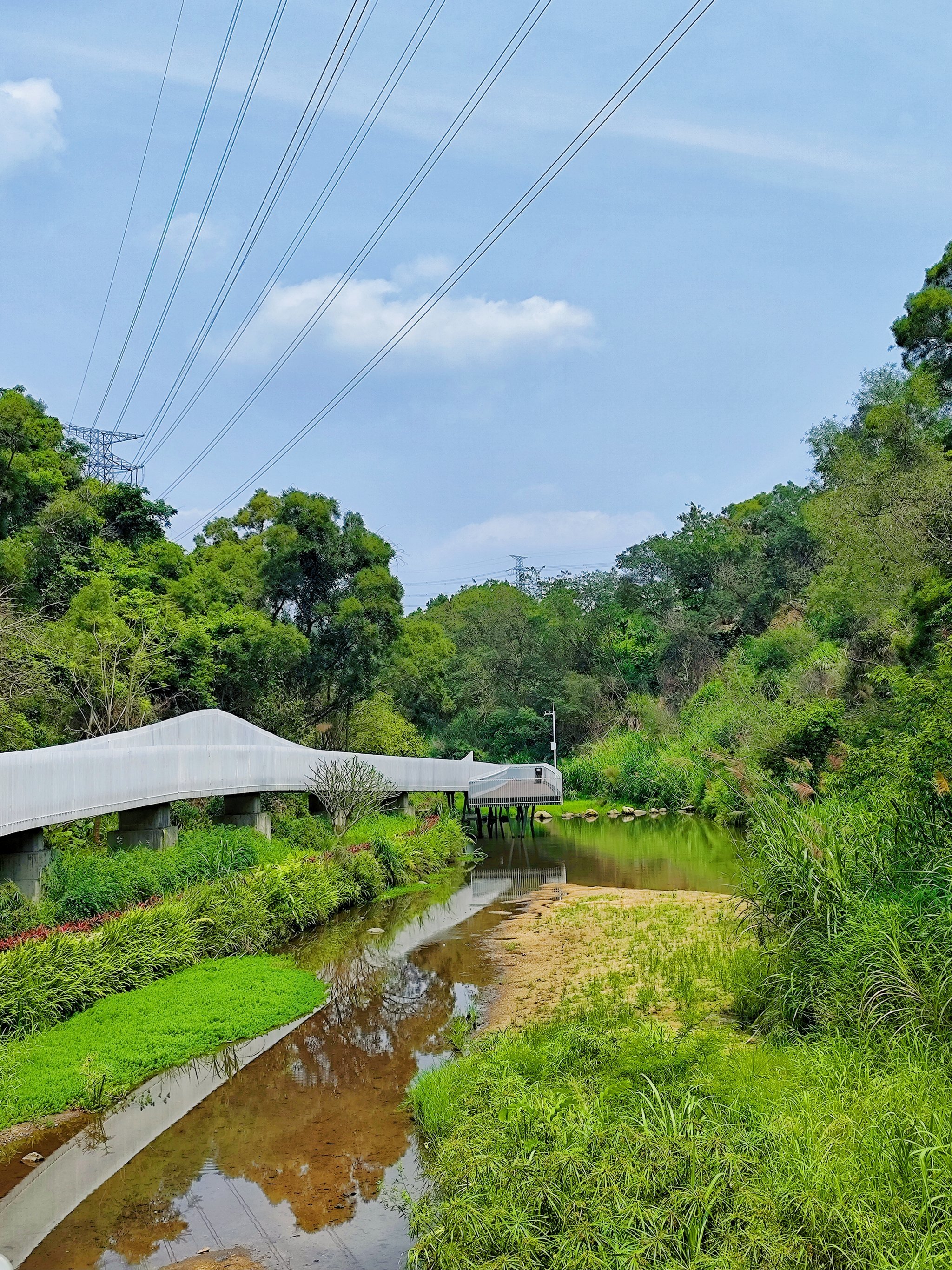 深圳的‼️藏在山谷里的绿道,瀑布景观绝美🌊
