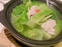 瘦肉水浸时蔬-汤城小厨•粤菜•靓汤(金宝街店)