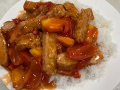 番茄猪扒饭-好好滋味茶餐厅