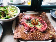 巴黎火腿鸡蛋芝士蘑菇可丽饼-RAC BAR(安福路店)