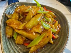 肉末尖椒扒茄子-恒盛居回族饭店