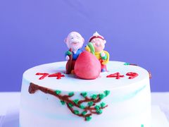 -咖咖熊蛋糕定制·英国蓝风车动物性淡奶油