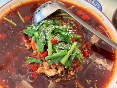 辣子韭菜蒜羊血-玉华宫宾馆·餐厅(铜川驻京办店)