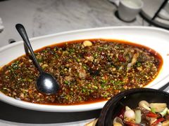 泡豇豆烧江团-柴门头啖汤·经典川菜·慢火汤品(锦城万达店)