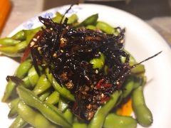 凉拌毛豆-美膳居川菜馆油焖大虾烧烤(卓刀泉店)