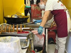 大堂-小红车炸蛋葱油饼