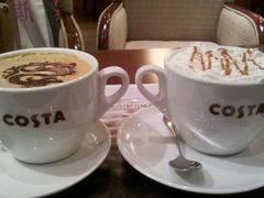 热摩卡+焦糖拿铁-COSTA COFFEE(武汉天地店)