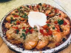 铁板虾蒸蛋-合家小菜餐馆(新诚花苑店)