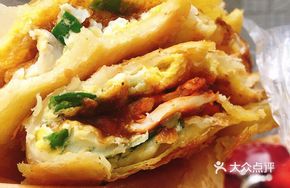 Egg Pancake with Pork Tenderloin