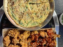 葱饼-包装马车·韩国料理·포장마차