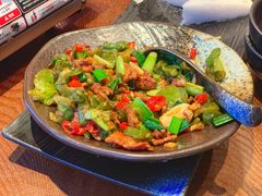 莴笋皮炒肉-2046湘味厨房(南区盈峰店)