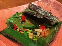 包烧野生牛肝菌-云海肴·汽锅鸡·云南菜(天山百盛优客店)