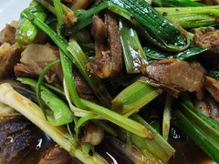 大蒜炒羊肉-藏书金记家宝羊肉馆(黄河北路店)