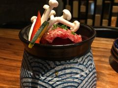 特选壶渍带骨牛排-炎蔵牛舌烤肉