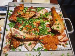 烤肉烤鸡双拼-绿茶餐厅(成都大悦城店)