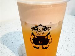 奶泡炭焙绿茶-茶力的小怪兽(梅林卓悦汇店)